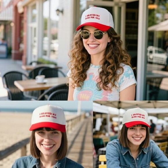 Funny Embroidered Snapback Trucker Hat Vintage Baseball Cap Gag Gift main image 5
